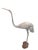 Vintage Cast Iron Crane Garden Statue For Sale In West Palm - Image 6 of 12