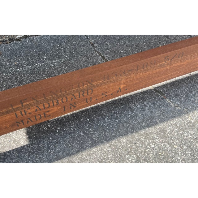Lexington Furniture "Bob Timberlake" Solid Cherry Queen Sleigh Bed For Sale - Image 12 of 13