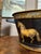 Black Antique English Planter Jardiniere Horse Equine Black Decoupage Tole Metal C1900 For Sale - Image 8 of 18