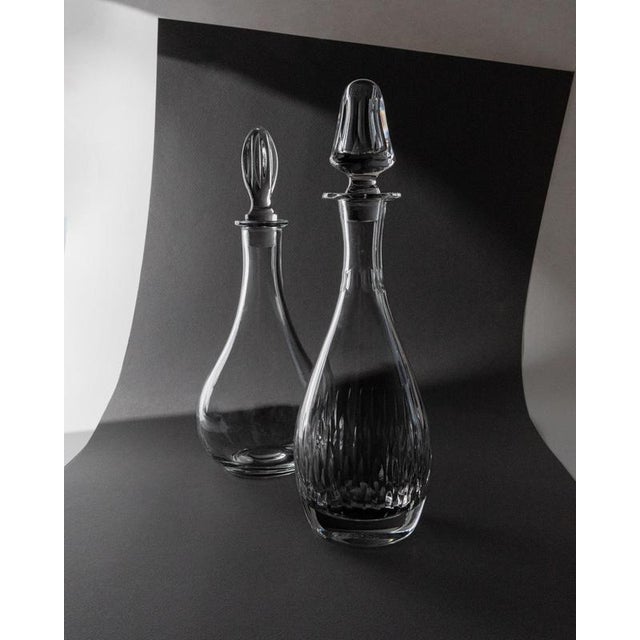 Vintage Murano Glass Decanters with Stoppers, 1980s, Set of 2 For Sale - Image 3 of 12