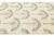 Ivory Art Deco Modern Fan Palm Hand-Knotted Wool Area Rug 4x6 For Sale - Image 8 of 9
