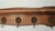 Vintage Viennese Oak Cane Wall-Mounted Coat Rack with Brass Hooks in Putto Motifs, 1960s For Sale - Image 4 of 17