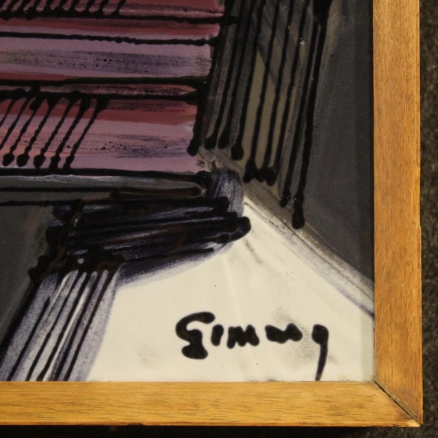 Italian Artist, Modern Composition, 1970, Mixed Media For Sale - Image 11 of 16