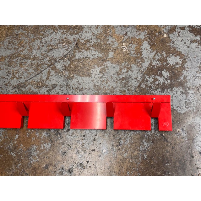 Blu Dot Blu Dot 2d:3d Coat Rack, Fire Engine Red For Sale - Image 4 of 12