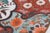 Ceramic Imari Style Porcelain Charger Plate Floral Medallion Red Turquoise Orange 5057b For Sale - Image 7 of 12