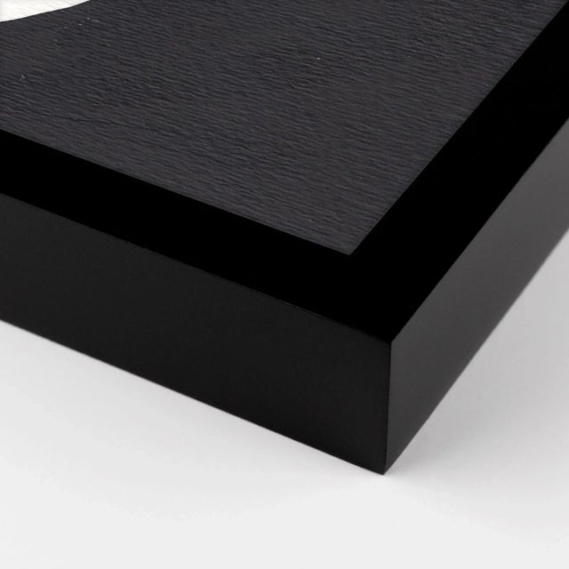 Contemporary Moon Pie Diptych by Willa Heart in Black Frame, Small Art Print For Sale - Image 3 of 4