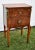 Wood Vintage Inlaid Walnut Two Drawer French Regency Style Nightstand/Chest For Sale - Image 7 of 12