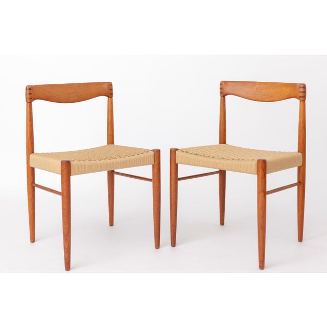 Wood Vintage Danish Teak Dining Chairs by H.W. Klein for Bramin, 1970s, Set of 4 For Sale - Image 7 of 10