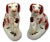 Mid 19th Century A Very Unusual Pair of Large Size Antique English Staffordshire Pottery Dog Figures - Circa Mid 19th Century For Sale - Image 5 of 18