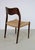 Wood Vintage Fully Restored Rosewood Dining Chairs with Paper Cord Seats by Niels Otto Møller, Customizable Reupholstery, 1960s, Set of 6 For Sale - Image 7 of 15