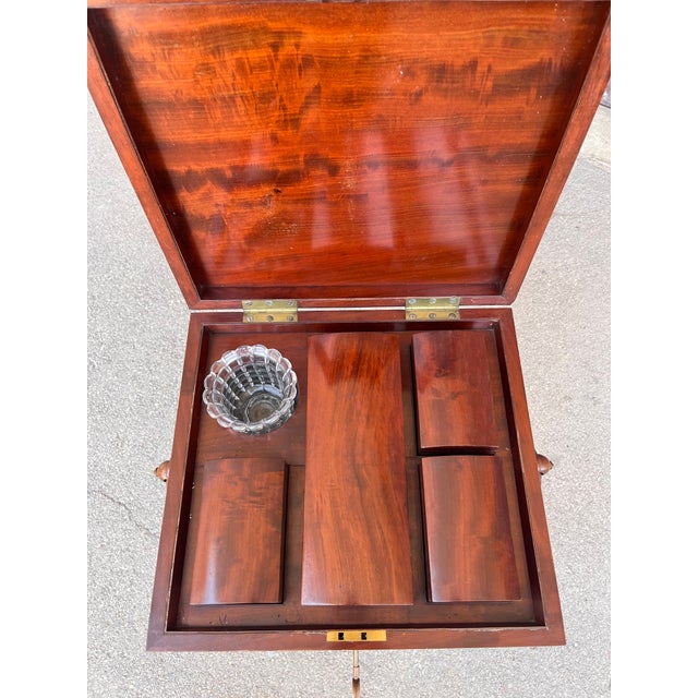 20th Century Walnut Smoking Table For Sale - Image 6 of 11