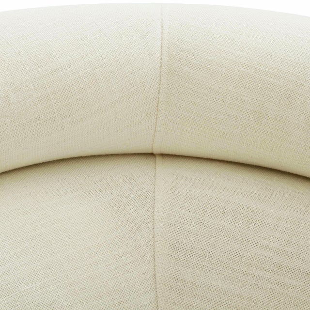 Macie Cream Linen Sofa Chairish