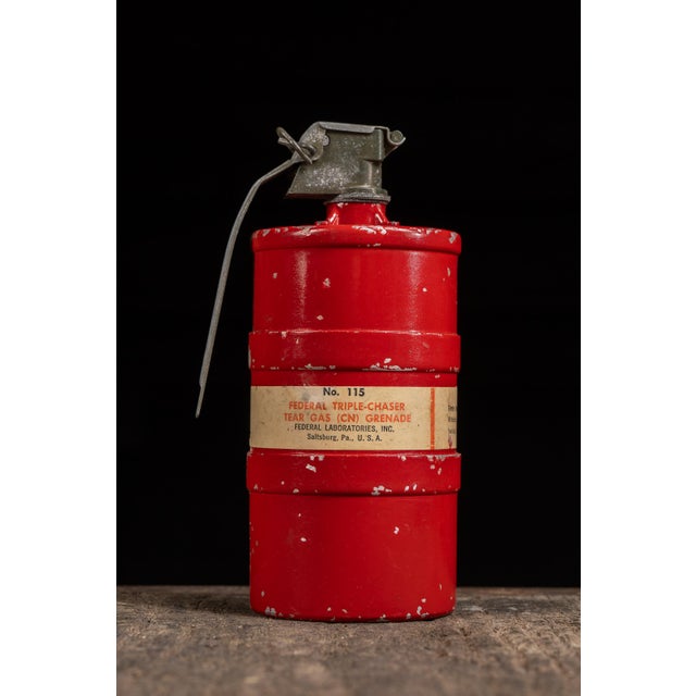 Vintage Cutaway Military Gas Canister Demonstrator For Sale In Chicago - Image 6 of 7
