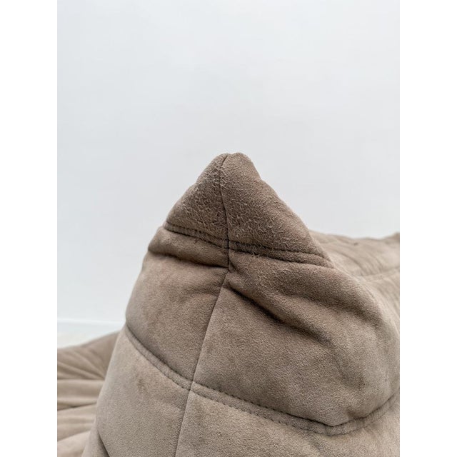Vintage Alcantara Togo 2-Seater by Michel Ducaroy for Ligne Roset, 1990s For Sale - Image 10 of 18