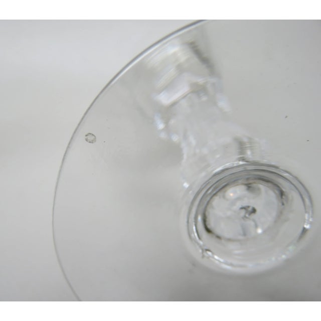 French Biedermeier Handblown Champagne Flutes, Set of 6 For Sale - Image 16 of 18