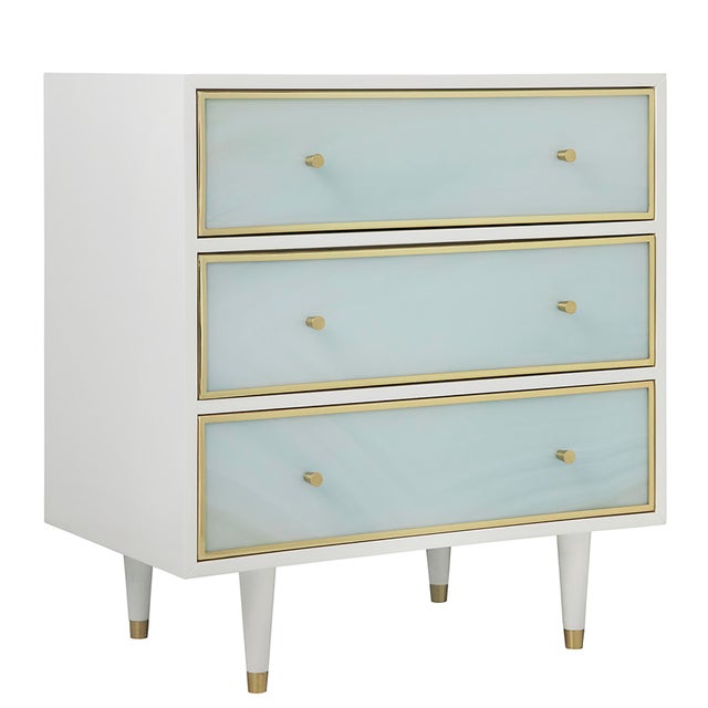 Traditional Somerset Bay Seaglass Bedside Chest For Sale - Image 3 of 3