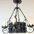 Addison Mizner Style Spanish Colonial Wrought Iron Four-Light Chandelier For Sale - Image 15 of 18