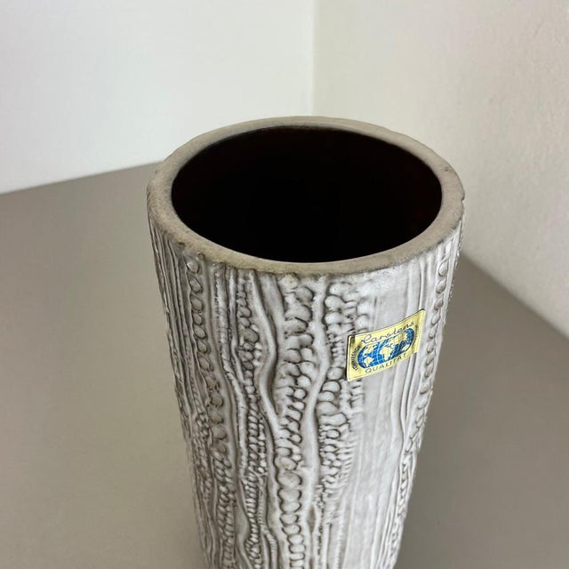 1970s Large Brutalist Fat Lava Ceramic Vase from Carstens Tönnieshof, Germany, 1970s For Sale - Image 5 of 18