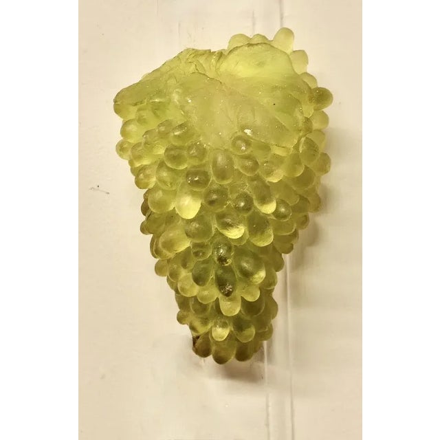 Murano Style Green Glass Grape Wall Light Very quirky and unusual a bunch of green grapes, this attractive piece fits...