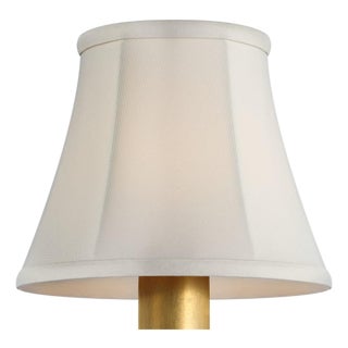 Visual Comfort Signature 5" Champagne Silk Bell Empire Shade For Sale