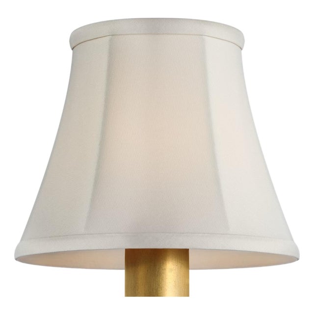 Visual Comfort Signature 5" Champagne Silk Bell Empire Shade For Sale