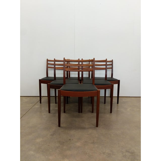 G Plan Set of 6 Vintage Mid Century Modern Dining Chairs by G Plan For Sale - Image 4 of 10