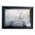 19th Century Oil Painting of America's Cup Yacht Race in Grisaille Palette For Sale