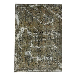 Vintage Middle Eastern Hand-Knotted Rug For Sale
