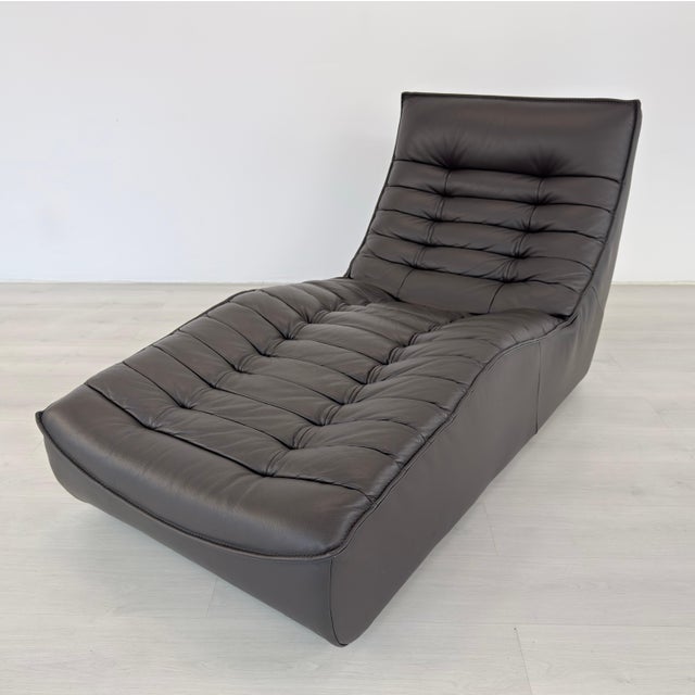 Italian Leather Set Manner of Togo For Sale - Image 9 of 18