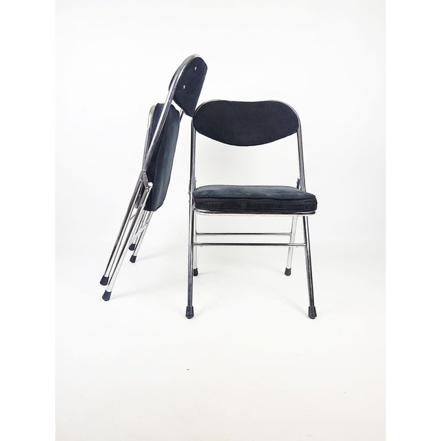 Vintage Corduroy Chairs, 1970s, Set of 2 For Sale - Image 6 of 7