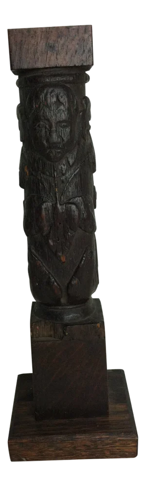 Antique English Oak Carving