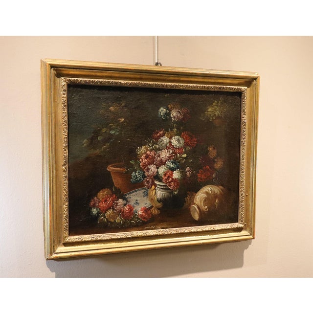Francesco Lavagna, Still Life, 1720, Oil on Canvas, Framed For Sale - Image 11 of 13