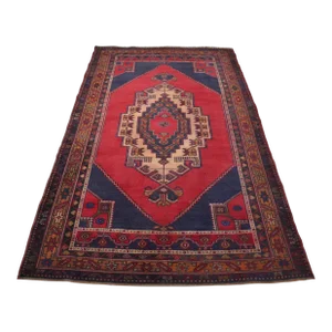 1960s Oushak Anatolian Handknotted Wool Rug