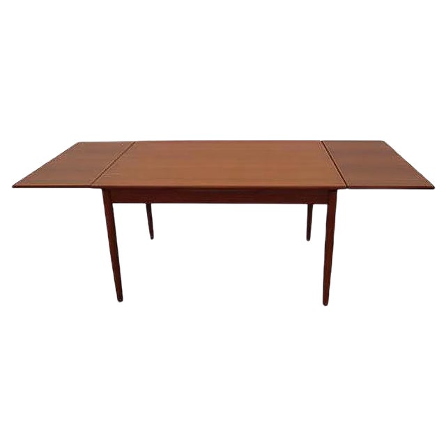Mid-Century Danish Teak Extending Dining Table from Am Mobler For Sale