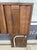 1970s Brutalist-Inspired King Size Headboard With Twin Metal Frames For Sale - Image 9 of 13