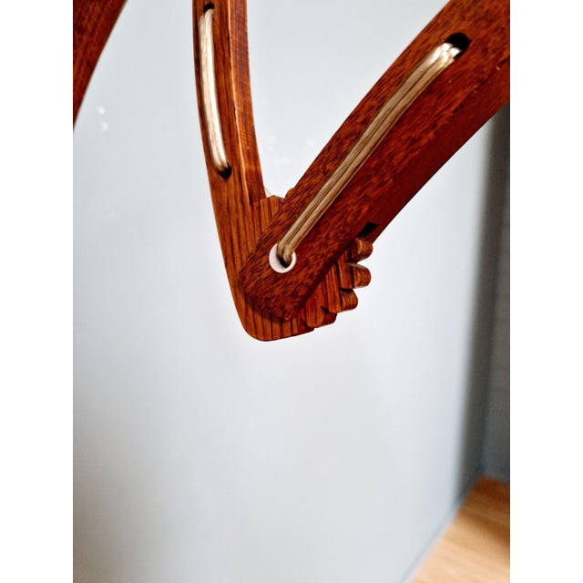 1960s Scandinavian Teak Scissor Wall Light, 1960s For Sale - Image 5 of 16