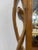 Italian Faux Bois Wall Mirror With Carved Wood Frame, Rustic Style For Sale In Providence - Image 6 of 9