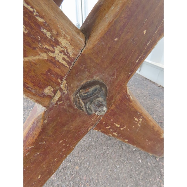 Country Rustic French x Based Table For Sale - Image 14 of 14