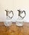 Outstanding quality pair of antique Edwardian silver plated claret jugs, having a quality pair of antique Edwardian claret...