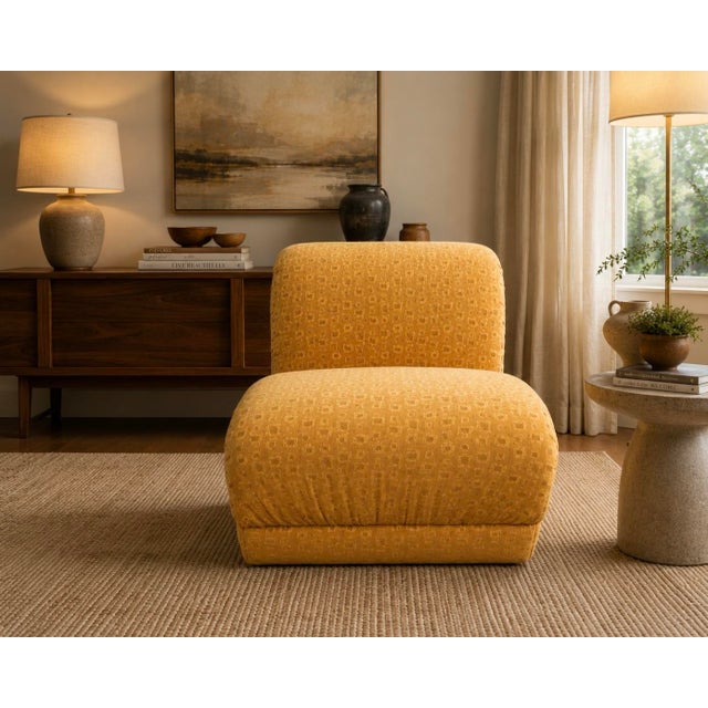 Late 20th Century Hollywood Regency Curved Sculptural Slipper Lounge Chair For Sale - Image 11 of 11
