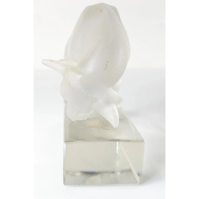 Figurative Late 20th Century French Frosted Glass Bull Figure by Lalique France For Sale - Image 3 of 10