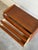 Wood Vintage Danish Teak 3 Drawer Dresser Scandinavian Modern Bedside Table For Sale - Image 7 of 9