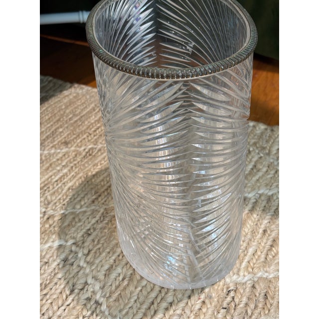 Vintage Celebrity Plastic Waste Basket - Shimmering Transluce For Sale In Savannah - Image 6 of 9