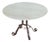 Vintage Art Deco Coffee Table in Wrought Iron and Marble, 1920s For Sale