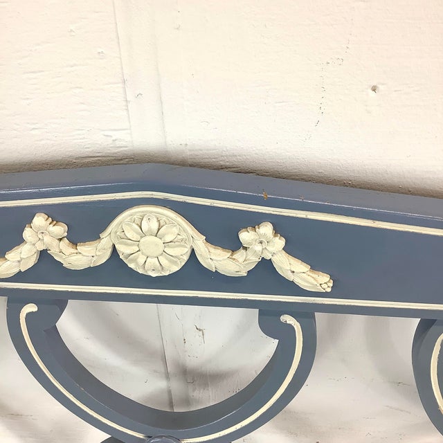 Wood Neoclassical Twin BedFrame For Sale - Image 7 of 12