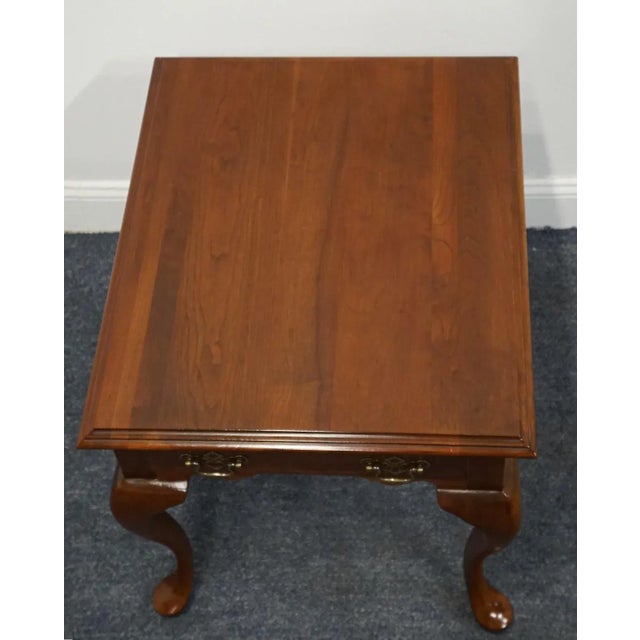 Brown Knob Creek Solid Cherry Traditional Style 22" Accent End Table 31-8109 For Sale - Image 8 of 12