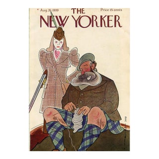 1939 Original New Yorker Magazine Cover by Rea Irvin, August 26, Hunting For Sale
