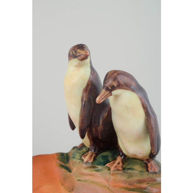 Ceramic Dish with Two Penguins from Ipsens Enke, 1920s For Sale - Image 3 of 5