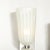 2020s Modernist Hand-Blown Fluted 24k White Gold Fleck Murano Glass & Nickel Sconces For Sale - Image 5 of 13