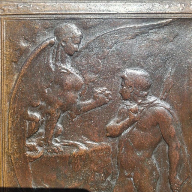20th Century The Enigma Mythological Subject in High-Relief Bronze from Georges Dupré For Sale - Image 17 of 18